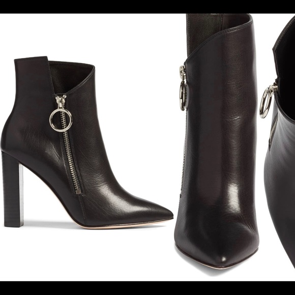 PAIGE Kate Asymmetrical Bootie (Black, 10M) - Picture 4 of 10